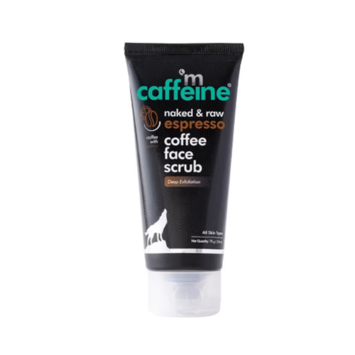 mCaffeine Coffee face scrub 
Skincare routine for men
